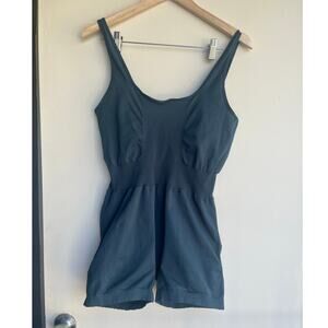 Free People FP Movement Good Karma Runsie Green Romper F7137Y Size XL $78